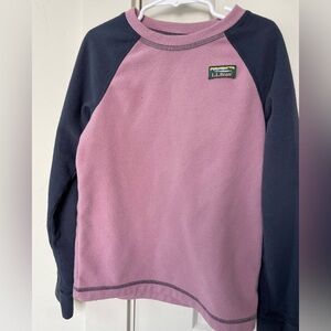 L.L. Bean Girls Fleece Pullover
